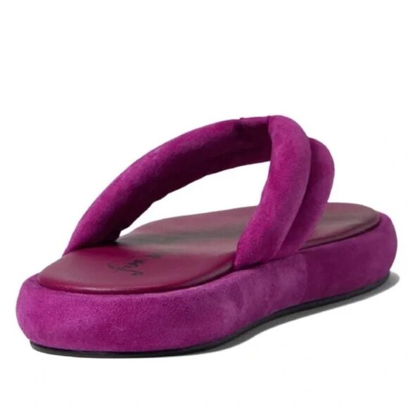 Free People Wonderland Flatform Thong Sandals in Verbena - Picture 3 of 6